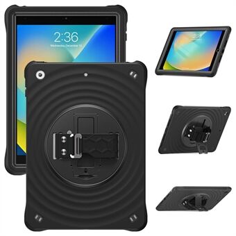 Voor iPad 10.2 (2021) / (2020) / (2019) Hoes Handriem Kickstand TPU+PC+Siliconen Tablet Bescherming