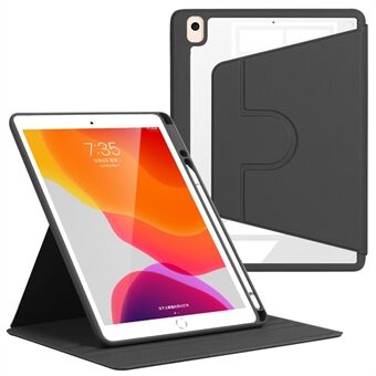 Voor iPad 10.2 (2019) / (2020) / (2021) / Pro 10.5-inch (2017) / Air 10.5 inch (2019) Folio Rotary Stand Cover Auto Wake / Sleep Tablet Case.