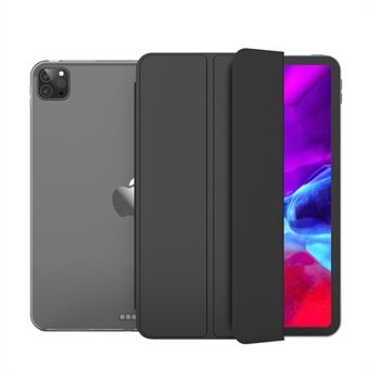 Tri-fold Stand Smart Wake / Sleep TPU lederen tablethoes voor iPad Pro 12,9" (2020)