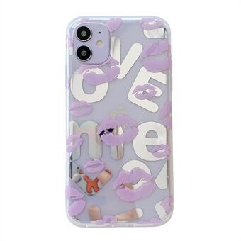 Fun Series Lips Printing IMD TPU Protective Case for iPhone 12 mini