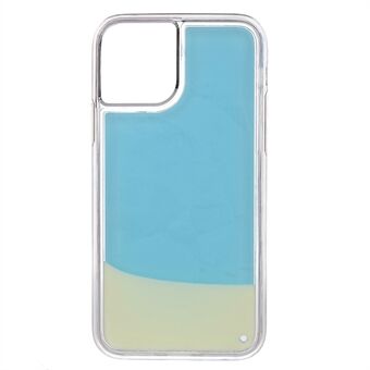 Luminous with Quicksand TPU+Plastic Cell Phone Cover for iPhone 12 mini 5.4 inch