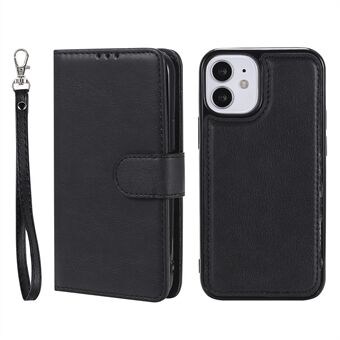 2 in 1 Folio Flap Volledige bescherming Slots Portemonnee Telefoonhoes met Stand voor Apple iPhone 12 mini 5,4 inch