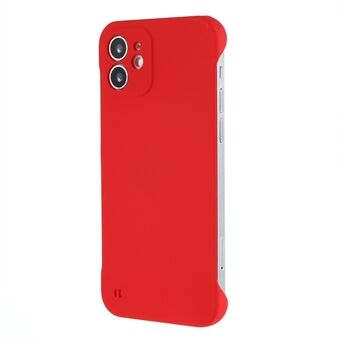 Voor iPhone 12 mini 5,4 inch frameloze halve hoes beschermende skin-touch harde pc mobiele telefoonhoes