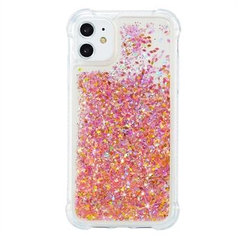 Glitter Powder Quicksand Rhinestone Decor Kickstand TPU Phone Cover for iPhone 12 Pro/12
