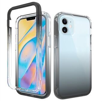 Gradient Color Clear TPU + PC Case for iPhone 12/12 Pro