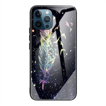 Patroonafdrukken Gehard glas + TPU schokbestendig hybride hoesje voor iPhone 12/12 Pro