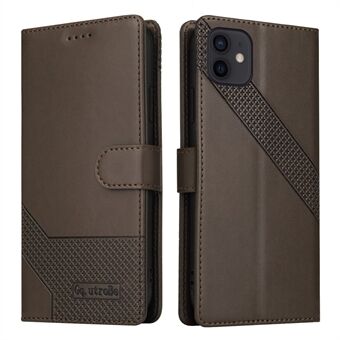 GQ.UTROBE 009-serie Volledige bescherming lederen telefoon portemonnee Cover Shell voor iPhone 12 Pro / iPhone 12 6.1 inch