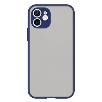 Telefoon achterkant van de behuizing voor iPhone 12 6,1 inch, huid-aanrakend gevoel TPU + pc schokbestendige beschermhoes