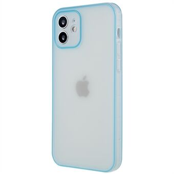 Valbestendig mat telefoonhoesje voor iPhone 12 6,1 inch Lichtgevend frame Anti- Scratch TPU-telefoonhoes