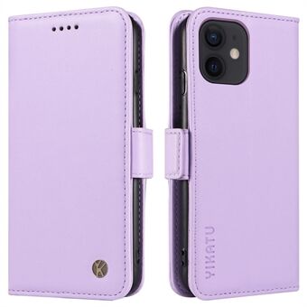 YIKATU YK-003 Voor iPhone 12 / 12 Pro 6.1 inch Wallet Case Anti- Scratch PU Leather Stand Telefoon Flip Cover