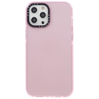 PC+TPU-telefoonhoes voor iPhone 12 / 12 Pro 6,1 inch transparante valbescherming achterkant