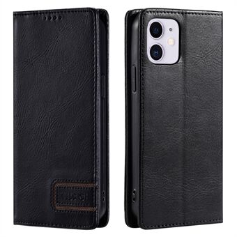 TTUDRCH Style 007 RFID-blokkerende PU-leren hoes voor iPhone 12 Stand Wallet Phone Cover