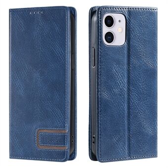 TTUDRCH Style 007 RFID-blokkerende PU-leren hoes voor iPhone 12 Stand Wallet Phone Cover