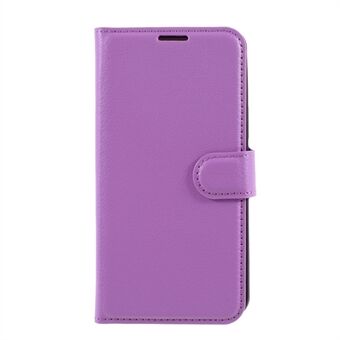 Litchi oppervlak leren hoesje met standaard voor iPhone 12 Pro/12 mobiele telefoon accessoires