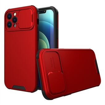 Antislip ontwerp Goede bescherming van de cameralens Schokbestendig telefoonhoesje voor iPhone 12 Pro - Rood