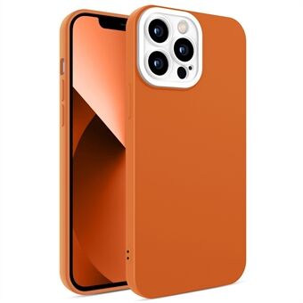 Eagle Eye Lens Series Full Camera Lens Cover Rubberen TPU + PC Mobiele Telefoon Back Cover Protector voor iPhone 12 Pro - Bruin + Wit