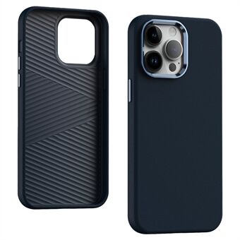 Voor iPhone 12 / 12 Pro Hoesje Militaire Kwaliteit PC+PU Telefoonhoesje met Metalen Lensframe