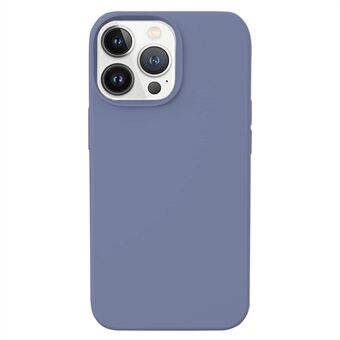 KALEBOL KLB-YTGJ001 Voor iPhone 12 Pro Hoesje Effen Kleur Vloeibaar Siliconen+PC Telefoonhoesje