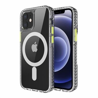 Magneet Antislip TPU + PC Combo Shell voor iPhone 12 Pro Max