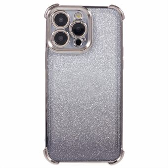 Voor iPhone 12 Pro Max hoesje, Elektroplating TPU Glitter Verloop Telefoon Beschermhoes.