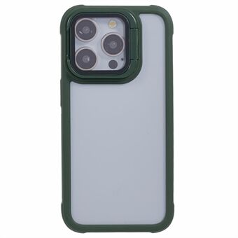 Voor iPhone 12 Pro Max hoesje TPU+PC telefoonhoes met lensframebeugel