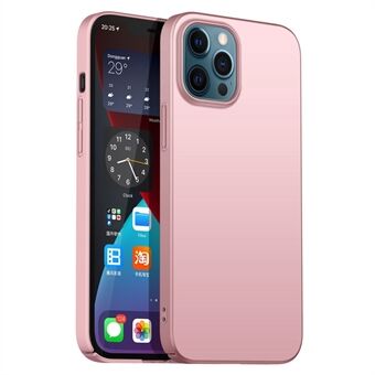 Harde pc-beschermhoes voor iPhone 12 Pro Max 6,7 inch, schokbestendige achterkant van mobiele telefoon in effen kleur