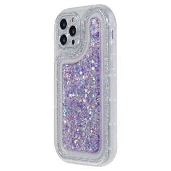 Voor iPhone 12 Pro Max 6,7 inch Epoxy Glitter Bling Case Anti- Scratch TPU Telefoon Cover