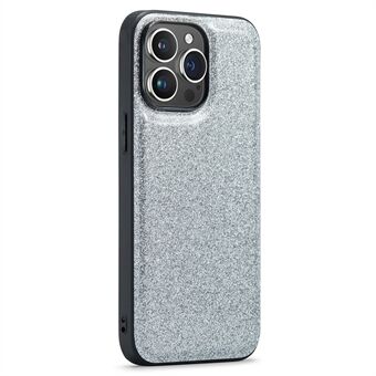 DG.MING Voor iPhone 12 Pro Max Hoesje Glitter PU Leer+PC+TPU Telefoon Beschermhoes