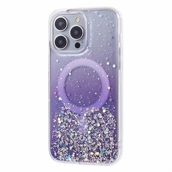 JTW Series Voor iPhone 12 Pro Max 6.7 inch Hoesje Compatibel met MagSafe Sparkle Epoxy TPU+Acrylic Telefoonhoes