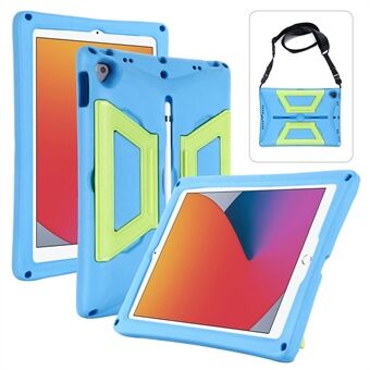 Draagbaar handvat Standaardontwerp EVA + PC Schokbestendige tablethoes Shell met schouderriem voor iPad 10.2 (2020) / (2019) / (2021) / iPad Air 10,5-inch (2019) / iPad Pro 10,5-inch (2017)