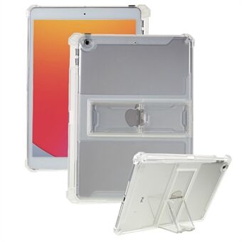 Voor iPad 10.2 (2021) / (2019) / (2020) Tablet TPU Case Kickstand Schokbestendige Beschermende Clear Tablet Cover