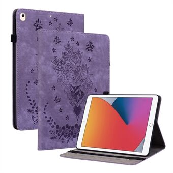 Voor iPad 10.2 (2019) / (2020) / (2021) / iPad Air 10.5 inch (2019) Smart Tablet Case PU lederen Stand bedrukte hoes