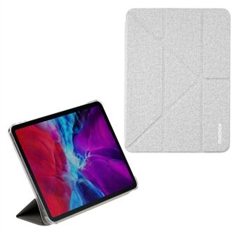 MOMAX Drievoudige Vouwstandaard PU Leren Tablet Flip Hoes Cover Shell voor Pro 11-inch (2021)