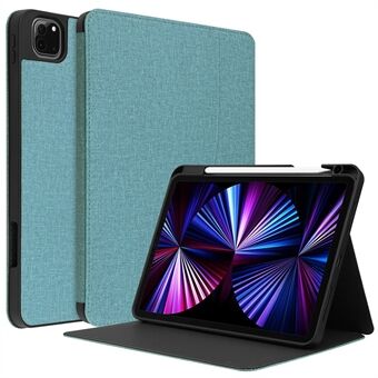 Zakelijke stijl valbestendige TPU + PU lederen Stand tablethoes voor iPad Pro 11-inch (2021)