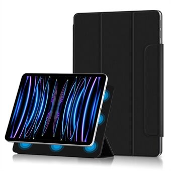 Voor iPad Pro 11 (2022) / (2021) / (2020) PU-lederen tablethoes Tri-fold Stand Magnetische absorptie Volledige beschermingshoes