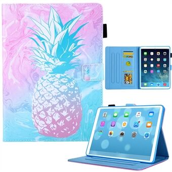 Slanke Stand Cross Texture Pattern Printing PU-lederen beschermhoes met automatisch wekken / slapen voor iPad mini (2021)