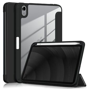 Tri-fold Stand Design PU leer + TPU + PC tablet hoes voor iPad mini (2021)