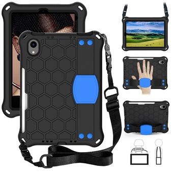 Honingraatstructuur EVA Tablet Shell met schouderband voor iPad mini (2021)