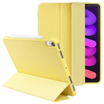 Drievoudige Stand Microfiber leer + TPU + siliconen Smart Tablet Cover Cover voor iPad mini (2021)