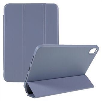 Tri-fold Stand Silicone + PU lederen tablet hoes voor Apple iPad mini (2021)