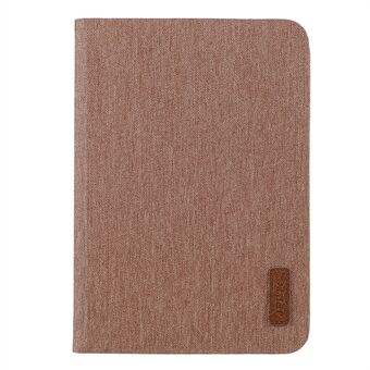 JFPTC Doek Textuur Auto Absorberende PU Lederen Tablet Beschermhoes Shell voor iPad mini (2021)