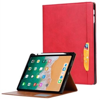 Stand Wallet Design Leren Tablet Cover met Balpen voor iPad mini (2021)