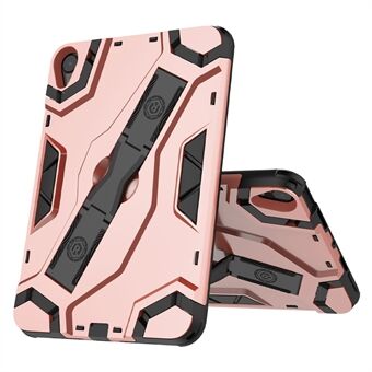 Shield Style Valbestendige pc + TPU-tabletbeschermhoes met riemstandaard voor iPad mini (2021)