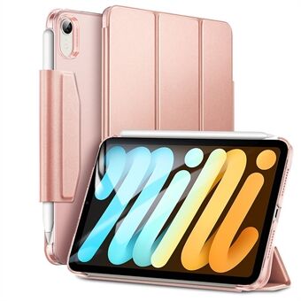 ESR Trifold Stand Smart Case voor iPad mini (2021), PU-leer + harde pc-achterkant met penhouder