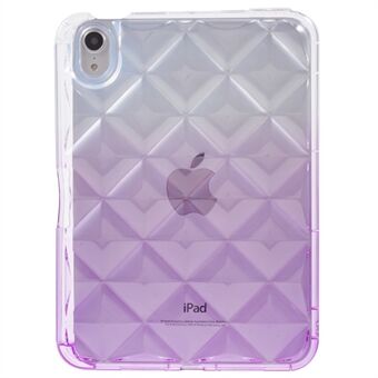 Voor iPad mini (2021) Airbag Diamond Texture Tablet Cover Gradient Soft TPU Anti-drop Case