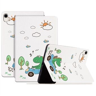 Voor iPad mini (2021) Cartoon Patroon Gedrukt Anti-Drop PU Lederen Cover Schokbestendig Stand Tablet Case met Auto Wake/Slaap