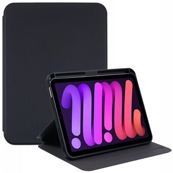 Voor iPad mini (2024) / mini (2021) Hoes Standaard Leren Tablethoes