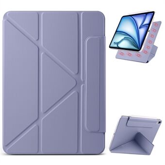 Voor iPad mini (2024) / (2021) Hoes PC + PU Leren Origami Standaard Magnetische Tablet Hoes