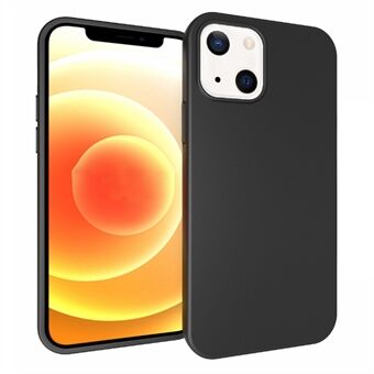 10 stks/pak mat oppervlak zacht zwart TPU beschermhoes voor iPhone 13 6.1 inch (versie met dubbele camera)