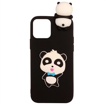 Leuke 3D Doll Decor Patroon Afdrukken Siliconen Mobiele Telefoon Case voor iPhone 13 6.1 Inch